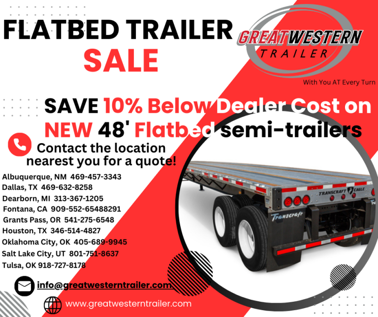 Specials & Promotions New & Used Semi Trailers for Sale & Lease