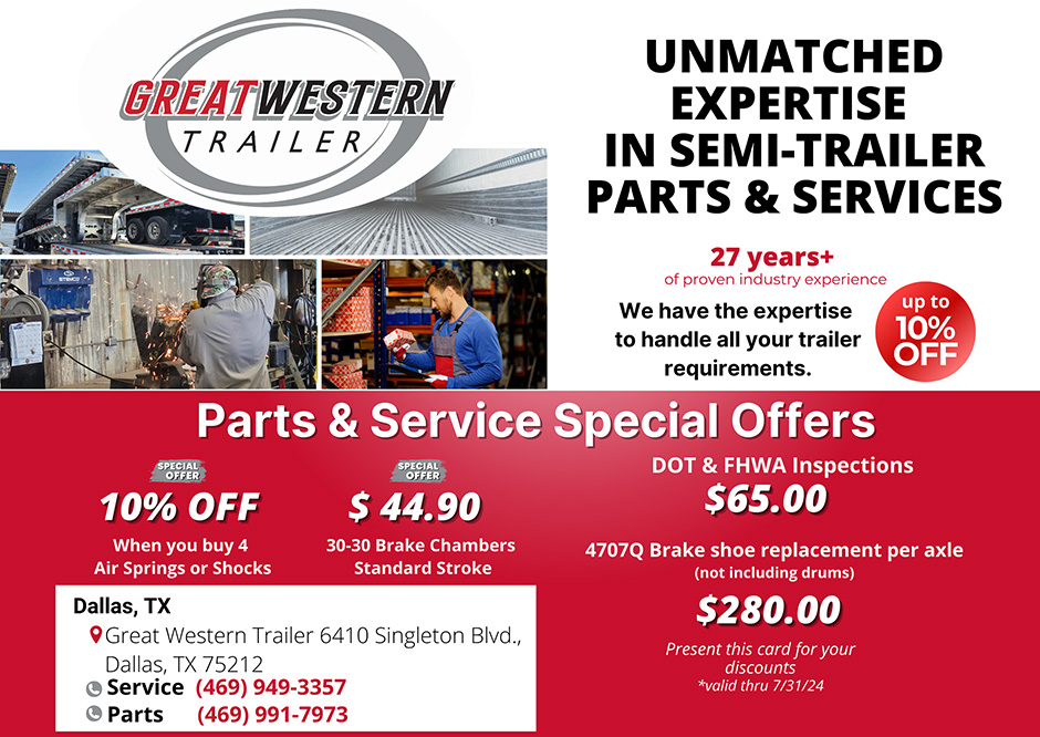 Specials & Promotions New & Used Semi Trailers for Sale & Lease