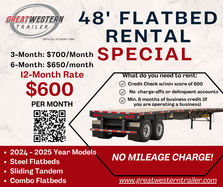 GWT Flatbed Rental Promo