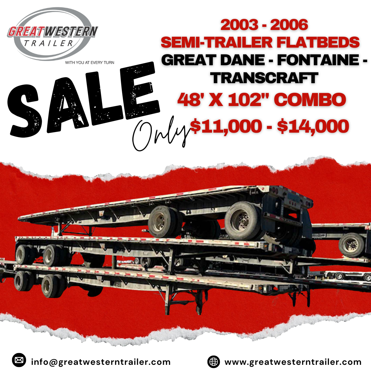 GWT Flatbed Sales